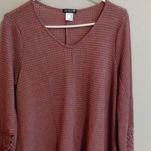 Venus Lounge Waffle Knit Tunic
